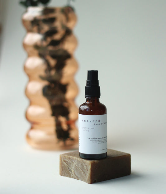 ANANEOÓ _ tontikó | RENEWING Toner • Anti-aging for mature or lackluster skin