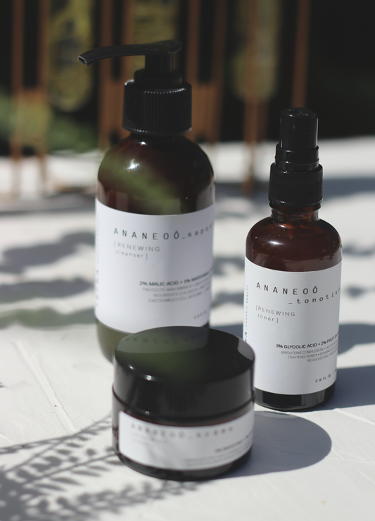 ANANEOÓ Renewing Trio | Essential Daily Well-Aging Ritual