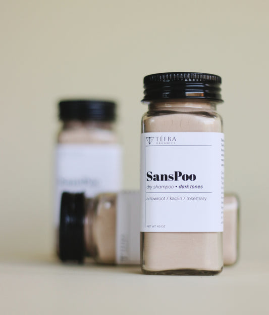 SansPoo | Dry Shampoo • for dark or light hair tones